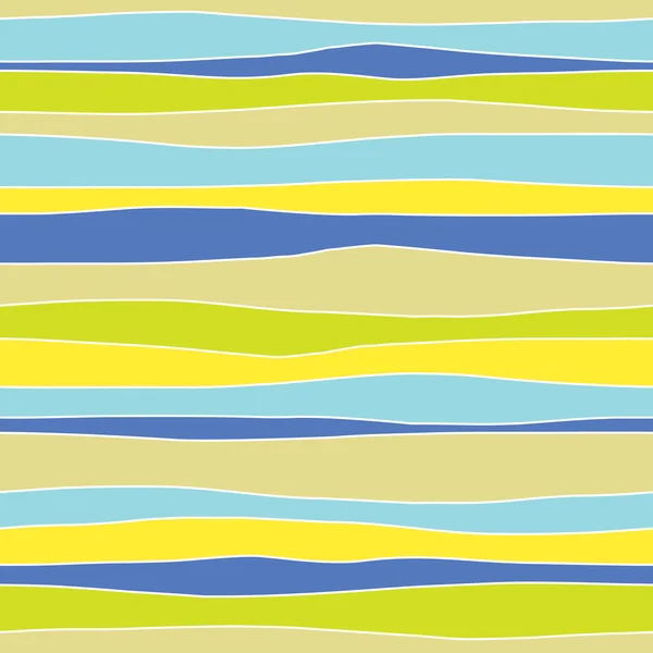Patrón abstracto horizontal colorido sin costura — Vector de stock