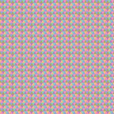 Pastel üçgenler ile soyut geometrik seamless modeli