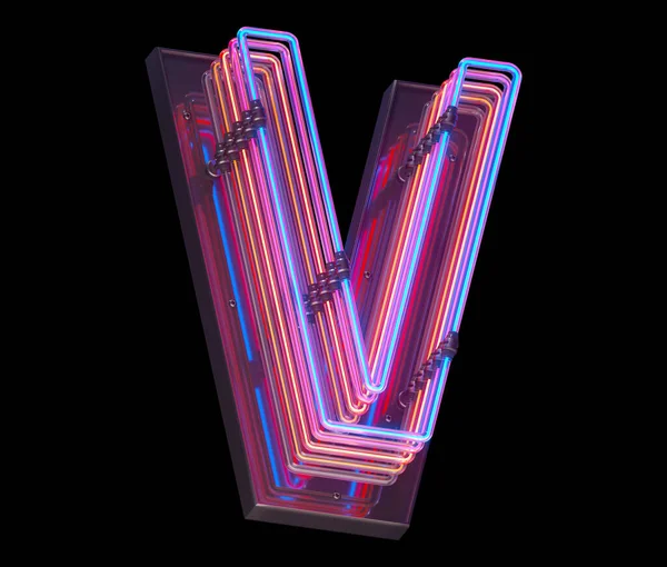 Fonte Letter Neon Light — Photo