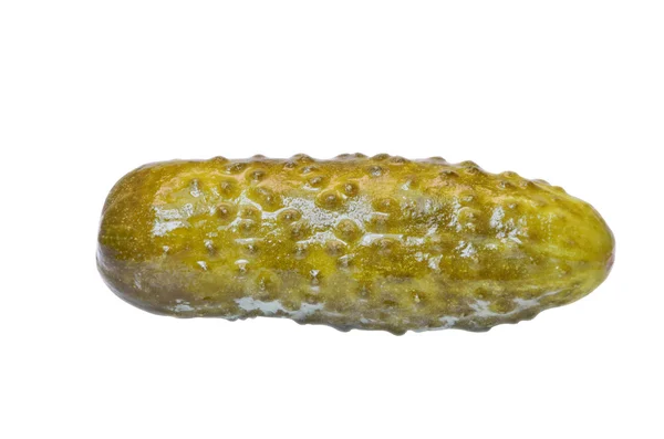 Geïsoleerd op witte komkommer — Stockfoto