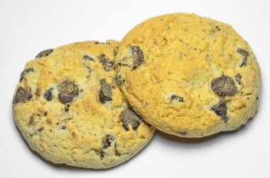 çikolata ile yulaf ezmeli kurabiye