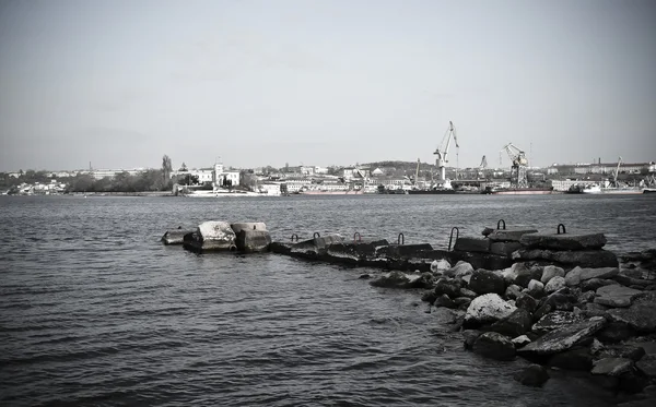 Южный залив Севастополя — стоковое фото
