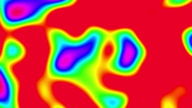 Soyut Renkli Sıvı Gürültü Canlandırma Döngüsü Arkaplanı.