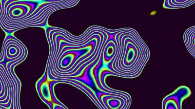 Kusursuz Döngü Soyut Harita Renk Arkaplanı.