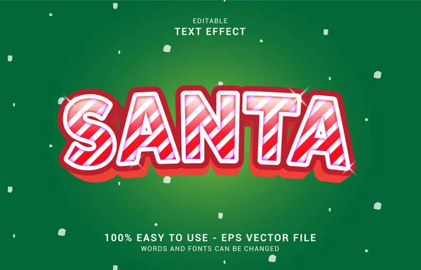 editable text effect, Santa style can be use to make Title