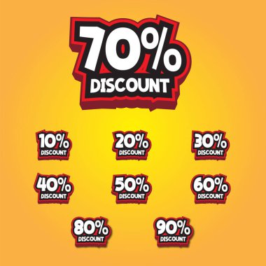 Ürününüzü tanıtmak için indirim etiketleri