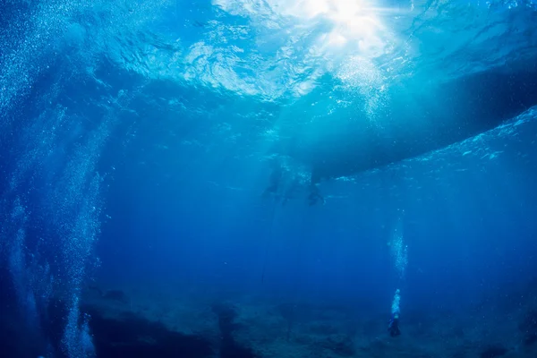 Scuba diver's bubble — Stock Photo, Image