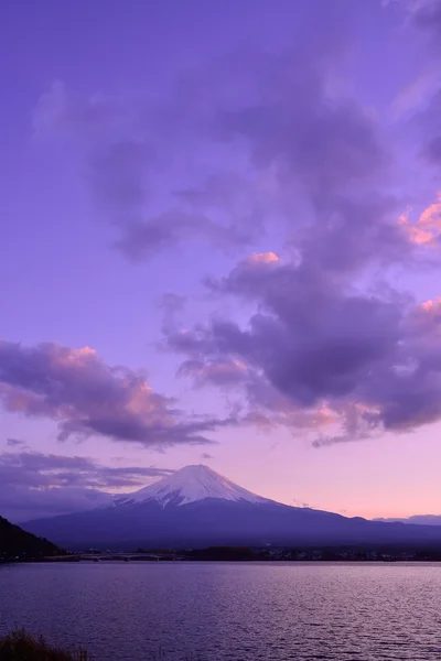 Monte Fuji en el cielo de otoño — Foto de Stock
