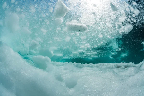 Sürüklenen Buz Rausu Hokkaido Japonya — Stok fotoğraf