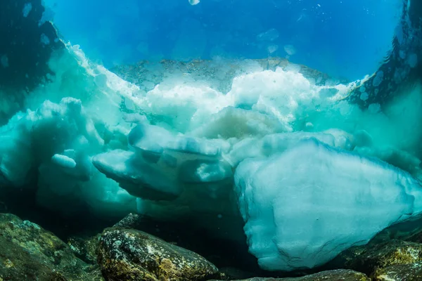 Drift Ice Rausu Hokkaido Ιαπωνία — Φωτογραφία Αρχείου