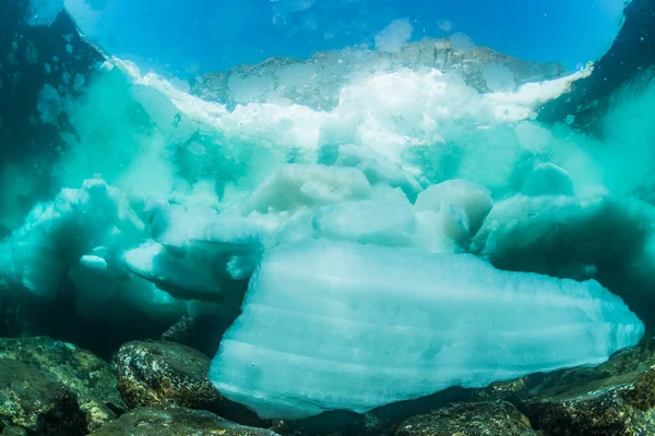 Lód Dryfujący Rausu Hokkaido Japonia — Zdjęcie stockowe