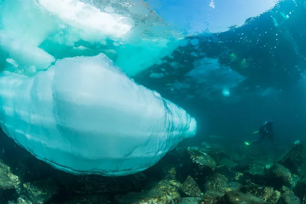 Drift Ice Rausu Hokkaido Ιαπωνία — Φωτογραφία Αρχείου