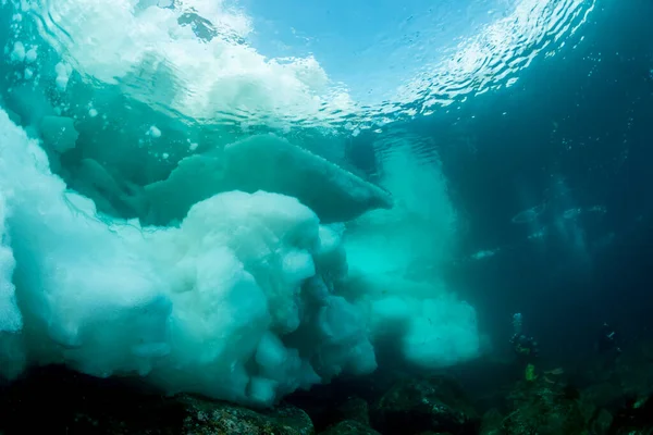 Drift Ice Rausu Hokkaido Giappone — Foto Stock