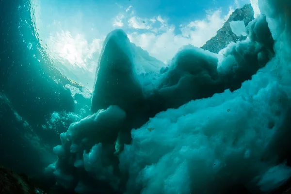 Drift Ice Rausu Hokkaido Japão — Fotografia de Stock