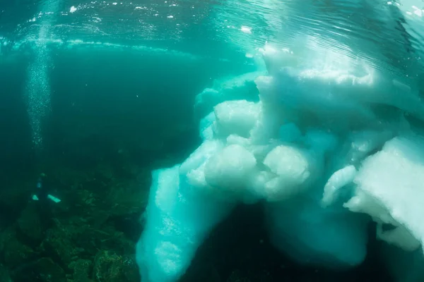 Drift Ice Rausu Hokkaido Ιαπωνία — Φωτογραφία Αρχείου