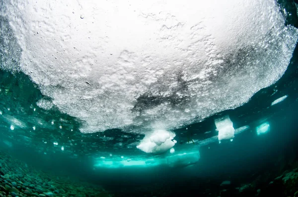 Drift Ice Rausu Hokkaido Ιαπωνία — Φωτογραφία Αρχείου