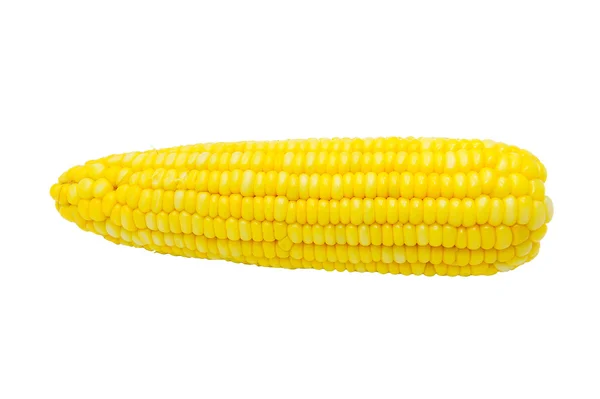 Kukurydza odizolowana na białym tle. — Zdjęcie stockowe