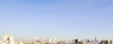 Bulanık arka plan: Panorama görünümünü iş şehir merkezinde kurma.