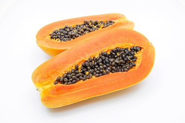 Gölge ile olgun papaya.