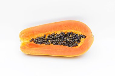 Gölge ile olgun papaya.