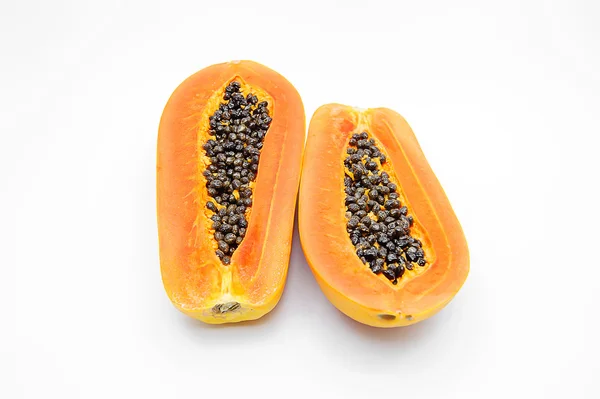 Gölge ile olgun papaya.