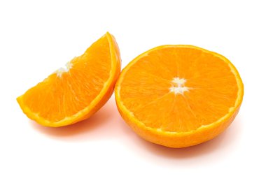 Yarım portakal gölge ile.