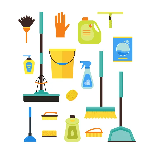 Cleaning Kit. Vector — Stock Vector