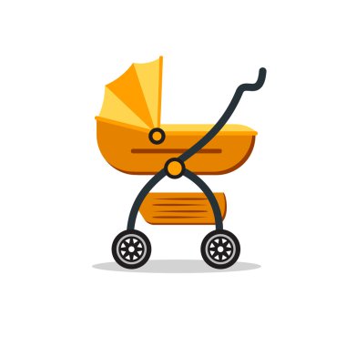 Bebek arabası. Vektör