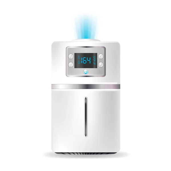 Realistic Detailed 3d White Air Purifier Вектор — стоковий вектор