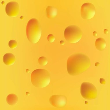 Gerçekçi Detaylı Üç Boyutlu Peynirsiz Desen Arkaplanı. Vektör