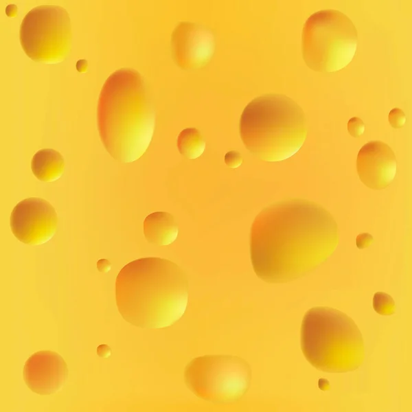 Realistyczne szczegółowe tło sera 3d Płynny wzór. Wektor — Wektor stockowy
