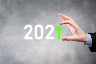 İş geliştirme ve büyüme yılı 2021. İş büyümesi grafiği 2021 yılında planlanmıştır.İş adamı planlama ve iş dünyasındaki olumlu göstergelerin artması.