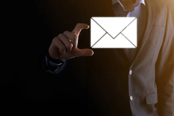 Mail Gebruiker Pictogram Teken Symbool Marketing Nieuwsbrief Concept Diagram Verzenden — Stockfoto