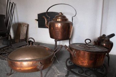 Antika antika mutfak tenceresi