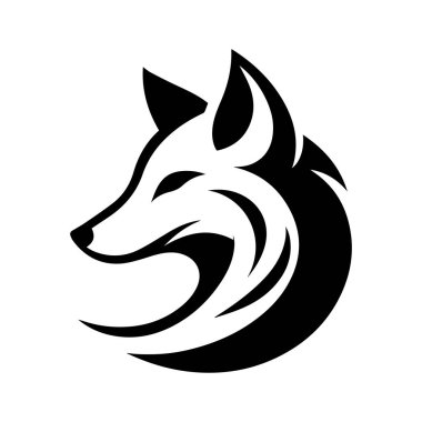 Tilki silueti ayarlandı - izole vektör