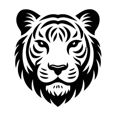 Kaplan başı siluetleri vektör ayarlar