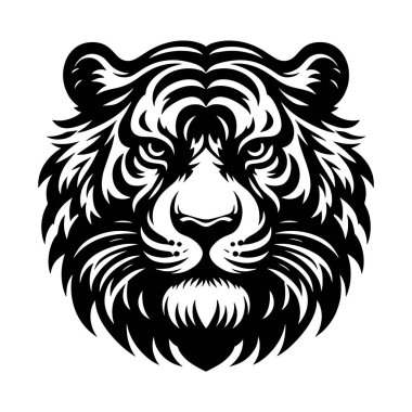 Kaplan başı siluetleri vektör ayarlar