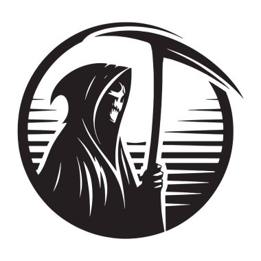 Azrail Siluet Vektör Vektör Kümesi. Azrail Siluet Vektörü Vektör Çubuğunu Ayarla