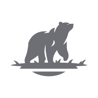 Ayı siluet grubu, vahşi yaşam, memeli, ayakta duran ayılar