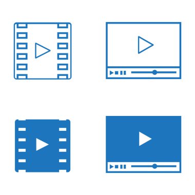 Video Oyuncu Simgesi Akıllı Sanatlar Vektörü Video Oyuncu Simgesi Akıllı Sanatlar Vektörü..
