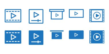 Video Oyuncu Simgesi Akıllı Sanatlar Vektörü Video Oyuncu Simgesi Akıllı Sanatlar Vektörü..