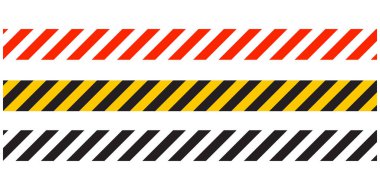 Siyah, kırmızı ve sarı uyarı bandı. Siyah, kırmızı ve sarı uyarı bandı.