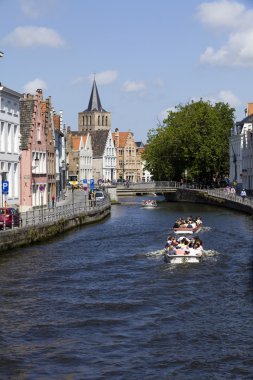 Nehir sahne Bruges, Belçika