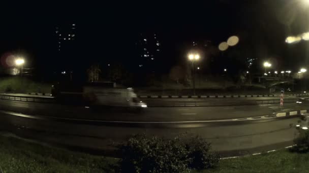 Metraje temático de noche ciudad . — Vídeo de stock