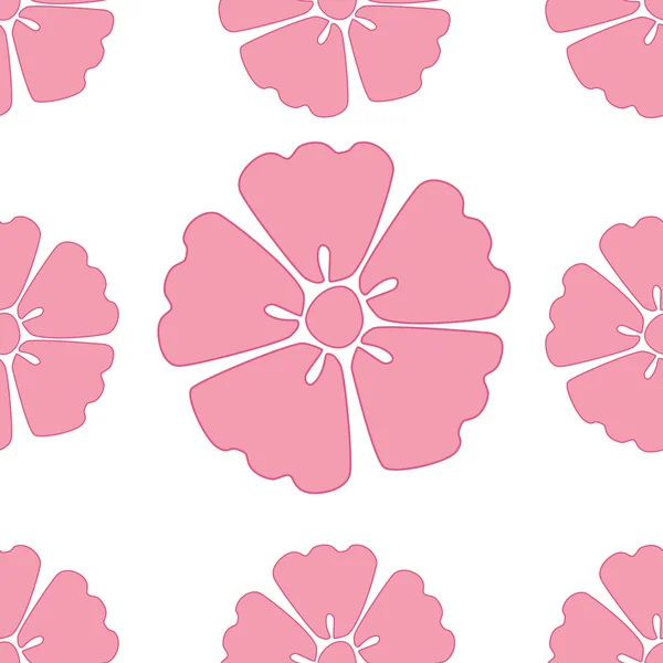Kersenbloesem sakura naadloze patroon achtergrond — Stockvector