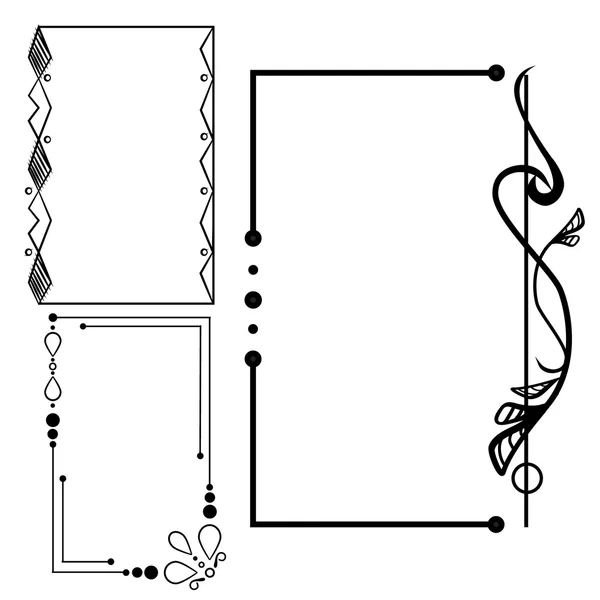 Декоративные винтажные рамки — стоковый вектор