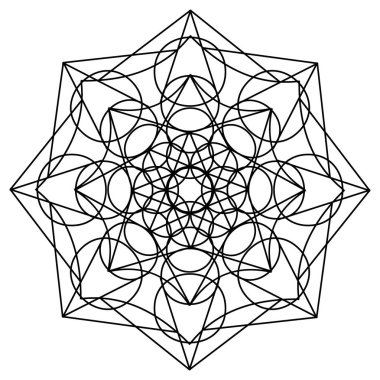 Boyama kitabı için Mandalas. Dekoratif siyah beyaz taslak süs. Alışılmadık bir çiçek şekli. Doğulu vektör ve anti-stres terapi kalıpları