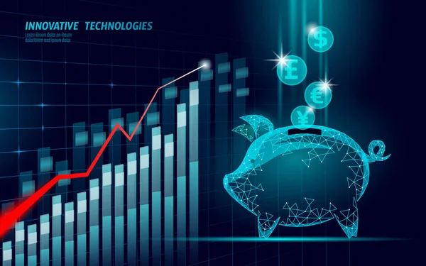 Ethereum Bitcoin Ondulação moeda criptomoeda digital thrift-box web pagamento online. Dinheiro caixa porco tecnologia de troca de informações. Blue Abstract Internet Internet pagamento eletrônico vetor ilustração — Vetor de Stock