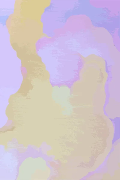 Scénická růžová světlá barva pozadí. Pastelově modrá neutrální malba svatební pozadí šablony. Sladké květiny abstraktní kreslení štětec ilustrace — Stockový vektor