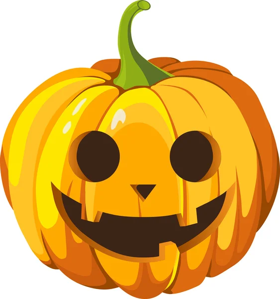 stock vector Pumpkin head 3d vector illustration on white background.